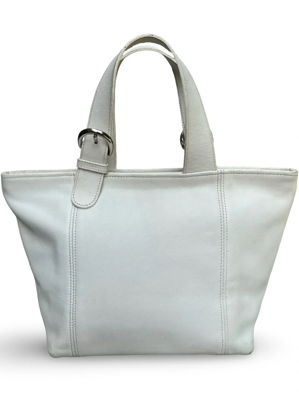 1996 Coach SoHo Waverly Bag in White and Silver - Picture 12 of 15
